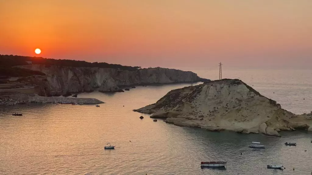 Il tramonto alle isole Tremiti