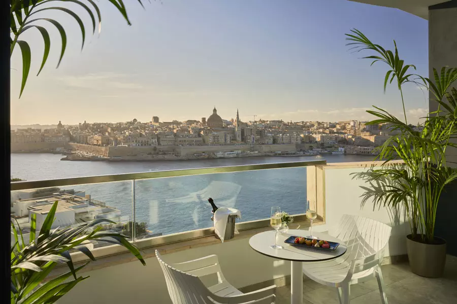 Vista su malta da una delle 183 camere del Barceló Fortina Malta - Cinque destinazioni per viaggiare nei ponti