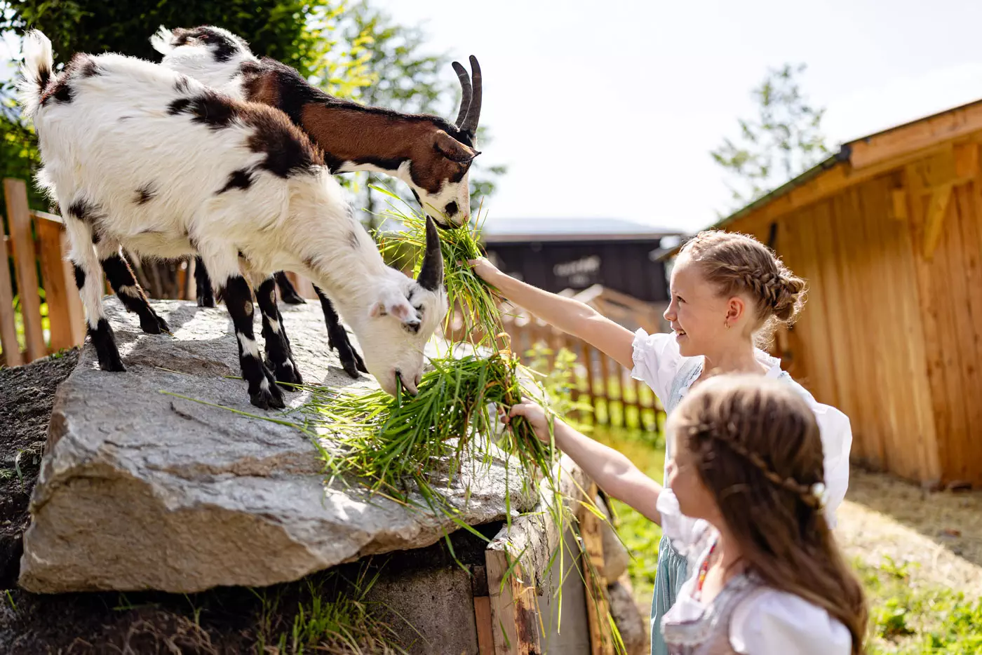 Per i più piccoli, lo Schneeberg Family Spa Resort è un teatro a cielo aperto