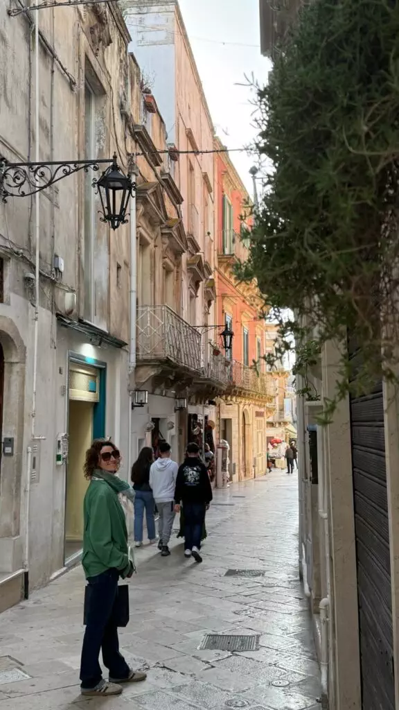 Una delle arterie principali del centro storico di Martina Franca