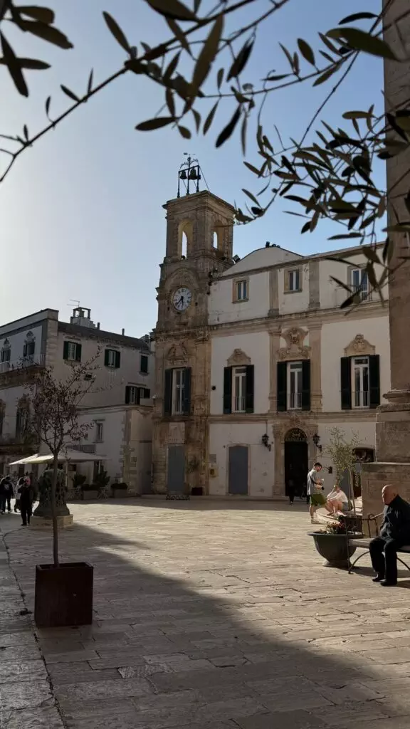 Uno scorcio di Piazza Plebiscito a Martina Franca