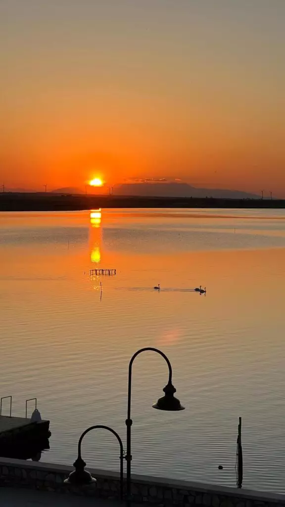 Il tramonto a Lesina