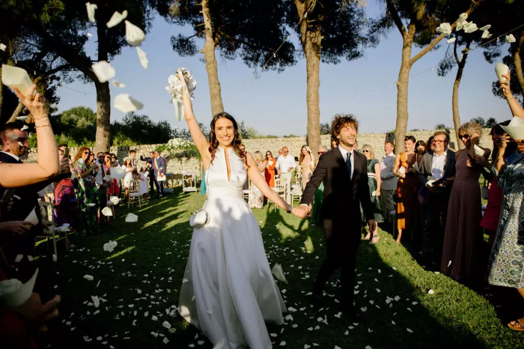Un momento della cerimonia di Olimpia Jacopo sposi - ph. Annalisa Bombarda